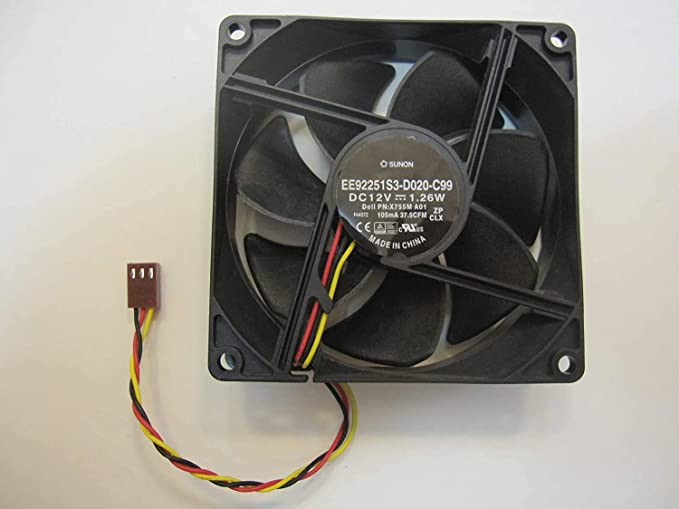 Dell X755M 92MM Fan by Sunon EE92251S3-D020-C99 / Foxconn PVA092G12M