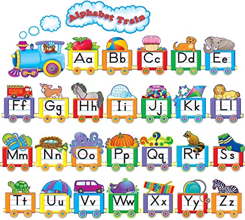 Teacher Created Resources Alphabet Train Bulletin Board Display Set (4421),Multi Color