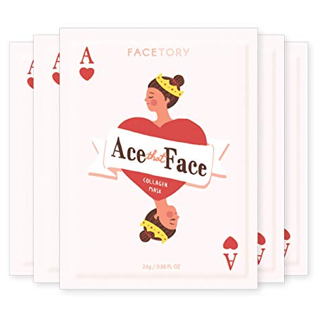 FaceTory Ace That Face Collagen Sheet Mask (Pack of 5)