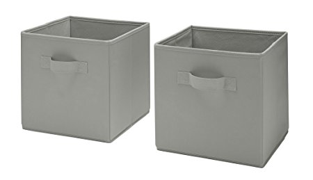Delta Children Storage Cubes, Grey, 2 Count