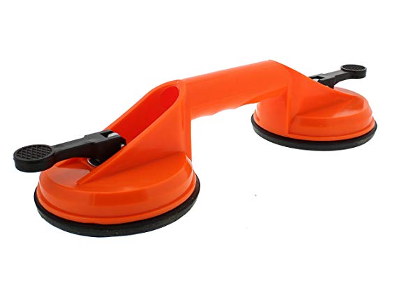 ABN Heavy Duty Double Suction Cup for Glass, Windshields, and Dent Pulling