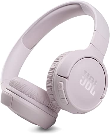 JBL Tune 510BT: Wireless On-Ear Headphones with Purebass Sound - Rose