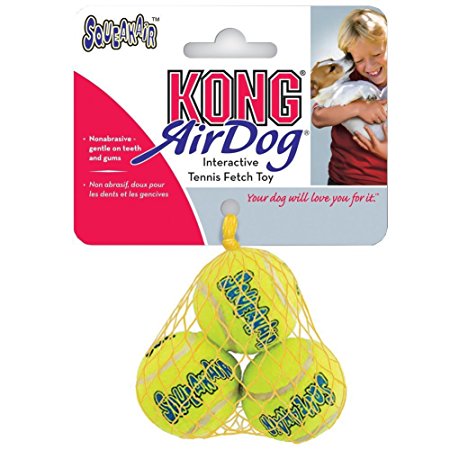 Air Kong Squeaker Extra Small Tennis Ball - 6 Count