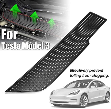 Lesgos Tesla Model 3 Air Flow Vent Cover Air Flow Vent Protector, Car Interior Air Flow Vent Cover Protector Decoration for Tesla Model 3