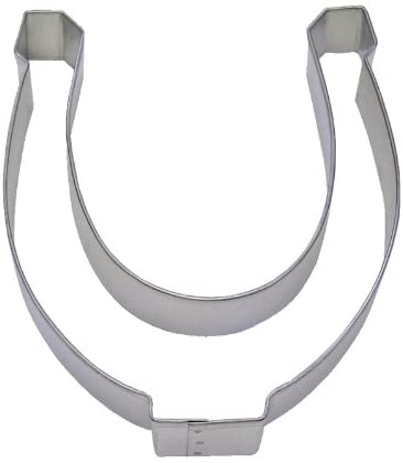 R&M Horseshoe 5" Cookie Cutter in Durable, Economical, Tinplated Steel