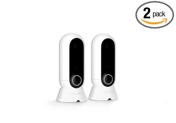 Canary Flex Indoor/Outdoor, Wire-free or Plugged-in, Weatherproof HD Security Camera - White - 2 Pack