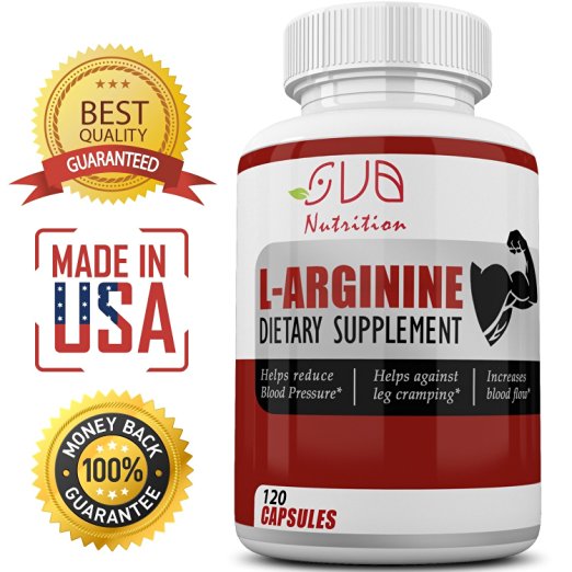 L-Arginine   L-Citrulline 1340MG Potent Nitric Oxide Formula - Supports Cardio Health, Nitric Oxide Production , Muscle Growth, Endurance, Energy Levels - 120 Vegetarian Capsules