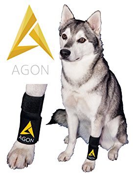 Agon Dog Canine Brace Paw Compression Wrap With Straps