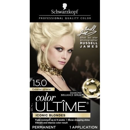 Schwarzkopf Color Ultime Permanent Hair Color Cream, 15.0 Extreme Lightener (Packaging May Vary)