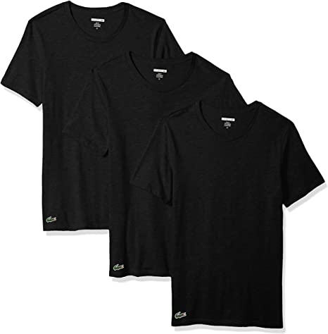 Lacoste Men's Slim Fit Cotton Crew Neck Tee, 3 Pk