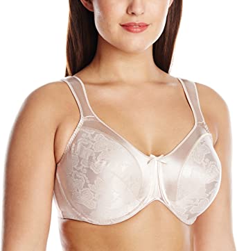 Bali Women's Satin Tracings Minimizer Underwire Bra #3562