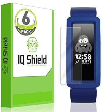 IQ Shield Screen Protector Compatible with Fitbit Ace 2 (6-Pack) LiquidSkin Anti-Bubble Clear Film