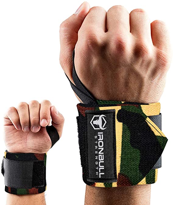 Wrist Wraps (18" Premium Quality) for Powerlifting, Bodybuilding, Weight Lifting - Wrist Support Braces for Weight Strength Training