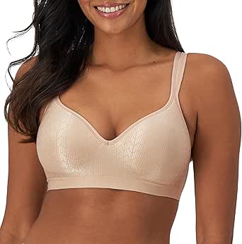 Bali Women's Comfort Revolution Wireless Bra, Full-coverage Wirefree Bra, Cool Comfort Fabric