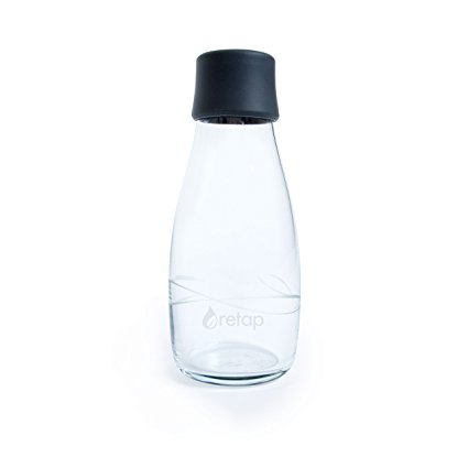 Retap Borosilicate Glass Water Bottle, 10-Ounce