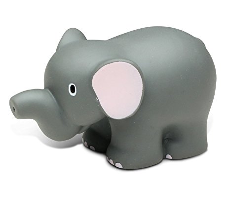 Puzzled Elephant Bath Buddy Squirter Grey 3 Inch