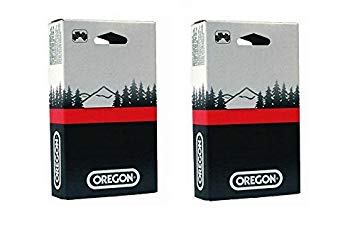 2 Pack Oregon 73LGX068G 68 Drive Link Super Guard Chisel Chains (for 18" bar), 3/8-Inch, .058" Gauge, For Craftsman Jonsered Poulan Husqvarna H42-68, 501841468