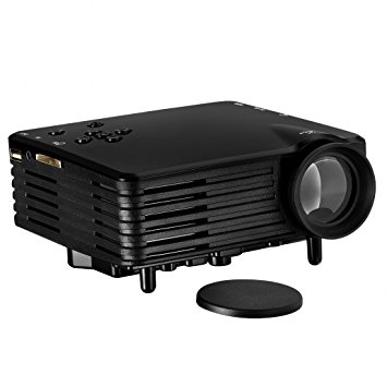 Syhonic S7 HD LCD LED Mini Portable Multimedia Home Theater Projector for Xbox and PS3, Black