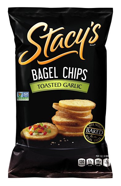 Stacy's Bagel Chips, Toasted Garlic, 8 Ounce