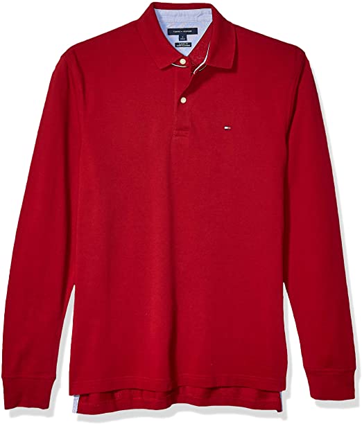 Tommy Hilfiger Men's Long Sleeve Polo Shirt in Classic Fit