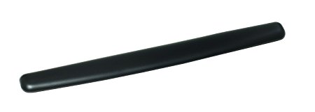 3M Gel Wrist Rest, Black Leatherette, 25 Inch Length, Antimicrobial Product Protection (WR340LE)