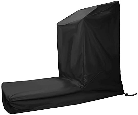 Treadmill Covers for Home Running Machines with Zipper & Drawstring - Black