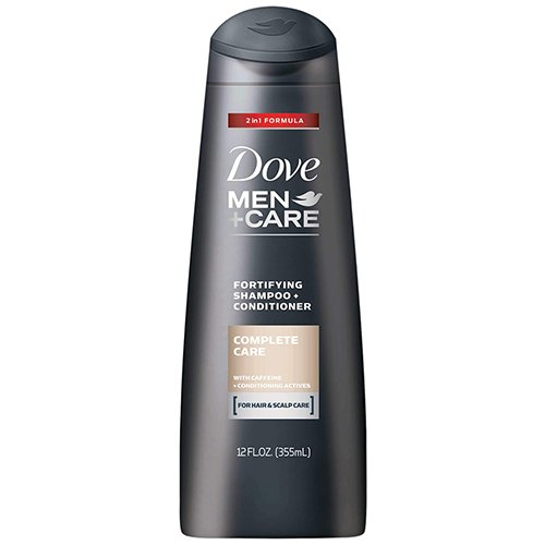 Dove Men Care 2 in 1 Shampoo and Conditioner, Complete Care Fortifying, 355ml