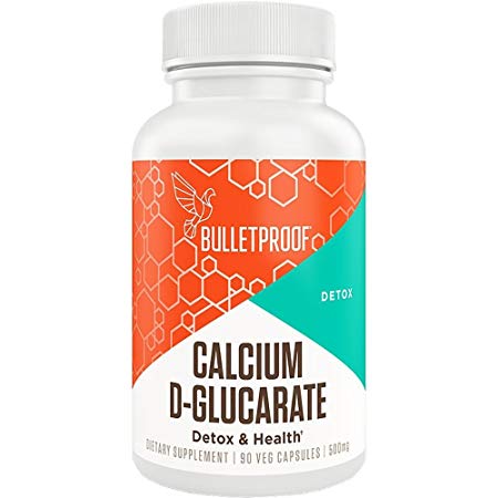 Bulletproof Calcium D-Glucarate, Aids Healthy Hormone Metabolism (90 Vegetable Capsules)