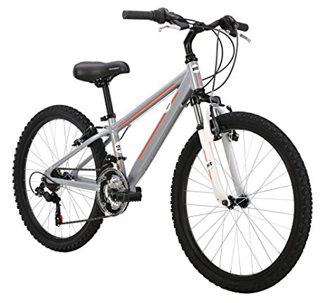 Diamondback Bicycles 2015 Octane 24 Complete Hard Tail Mountain Bike, 24-Inch Wheels/One Size, Silver