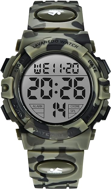 Kids Watch,Boys Watch for 3-15 Year Old Boys,Digital Sport Outdoor Multifunctional Chronograph LED 50 M Waterproof Alarm Calendar Analog Watch for Children with Silicone Band,Kids Gift