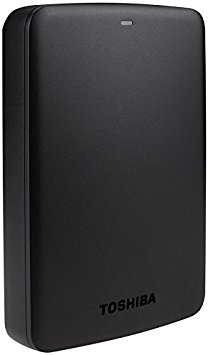 Toshiba Canvio Basics 3TB Portable External Hard Drive 2.5 Inch USB 3.0 - Black - HDTB330EK3CA