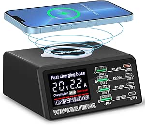 Charging Station, 100W8Port Usb Charging Station, Multiple Usb Charger Station, Charging Station for Multiple Devices, Multi Usb Charging Station, Chargers for Multiple Devices, Multi Charging Station