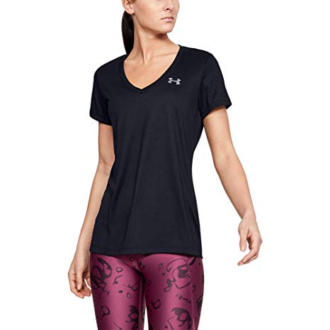 Under Armour Women's Tech Ssv Gym T-Shirt Short Sleeve Ladies T Shirt Made of 4-Way Stretch Fabric, Ultra-Light & Breathable Running Apparel for Women