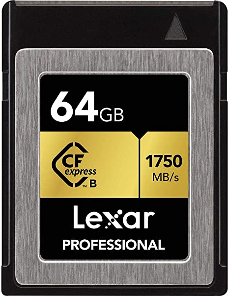 Lexar Professional CFexpress 64GB Type-B Memory Card, 1750MB/s Read, 1000MB/s Write