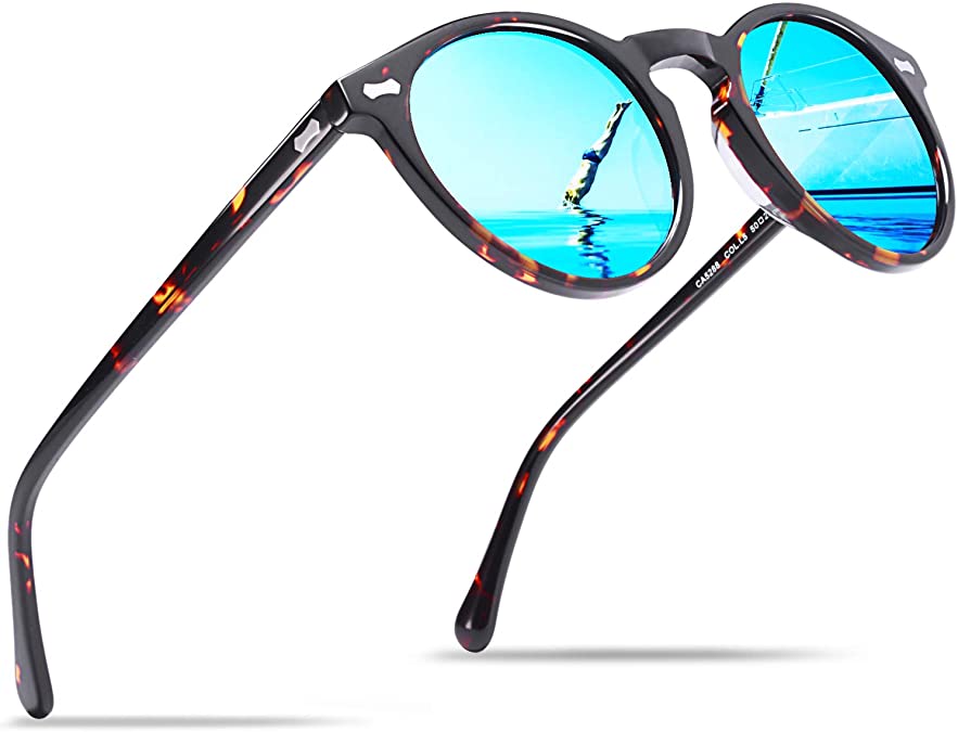 Carfia Classic Polarized Sunglasses for Men UV400 Protection Outdoor Glasses CA5288L