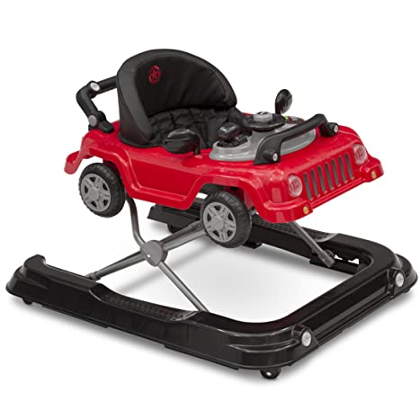 Jeep Classic Wrangler 3-in-1 Activity Walker, Red
