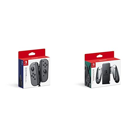 Nintendo Joy-Con (L/R) - Gray & Joy-Con Charging Grip