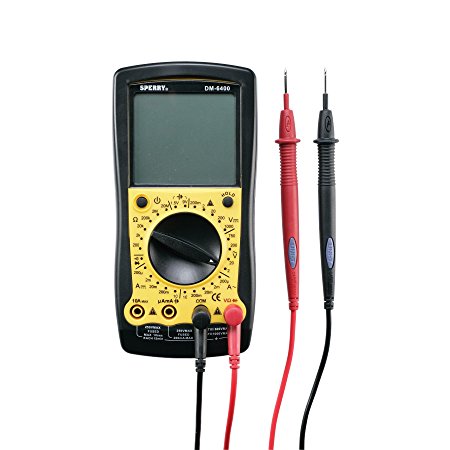 Sperry Instruments DM6400 Digital Multimeter Manual 8 Function 28 Range