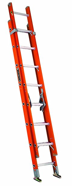 Louisville Ladder FE3220 Fiberglass Extension Ladder 300-Pound Capacity, 20-Feet