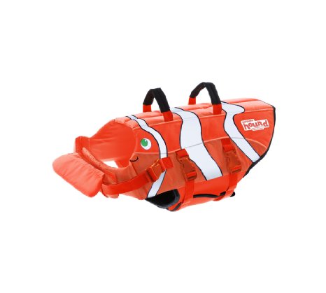 Outward Hound Ripstop Adjustable Dog Life Jacket with Rescue Handle