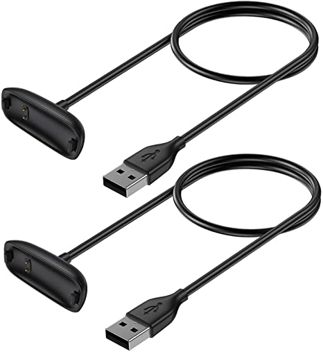 KIMILAR 2Pcs Charger compatible with Fitbit Inspire 2 / Fitbit Ace 3, Replacement USB Charge Dock Charging Cable Charger compatible with Fitbit Ace 3 / Fitbit Inspire 2 Fitness Tracker