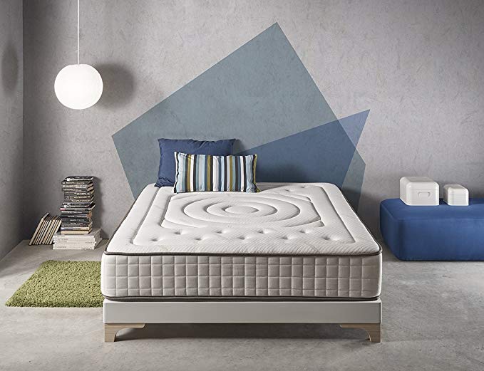 SIMPUR RELAX | Luxury Memory foam Mattress Imperial Cashmere® | Multi Zone Slepp System | DOUBLE SIZE Width 135 cm / Length 190 cm | Depth 25 cm | Medium-Firm Support | Extremely Durable