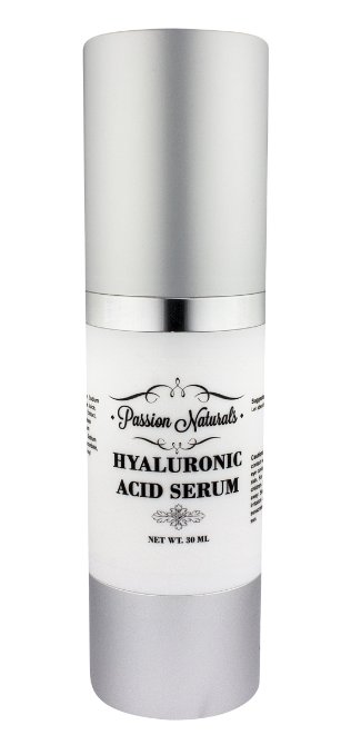 Passion Naturals Best Hyaluronic Acid Serum With Vitamin C A D and E Anti Aging Anti Wrinkle Serum Lifts and Firms Skin Pure and Undiluted - High Quality Hyaluronic Acid Cream 30ml