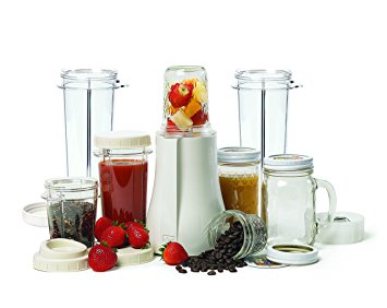 Tribest PB-350XL-A Mason Jar Personal Blender with X-Large Cups, White