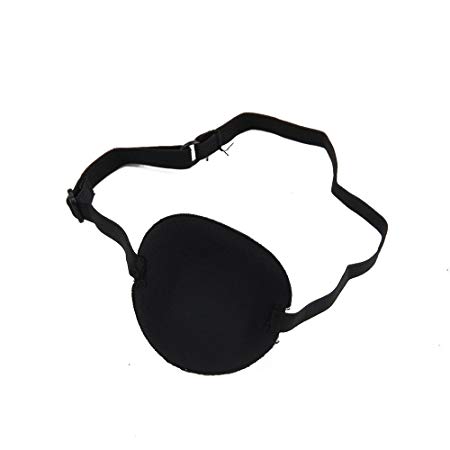 MultiWare Medical Use Concave Eye Patch Foam Groove Adjustable Strap Washable Eyeshades