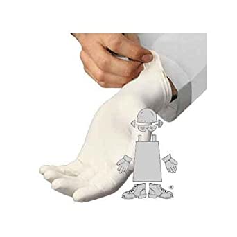 The Safety Zone GREP-MD-1 100 Pack Safety Zone Powder Free Medical Grade Latex Exam Gloves - Medium - 5 mil Thick, Latex (Pack of 100)