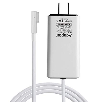 85W Magnetic 1st-Gen L-tip Charger for Apple MacBook Pro 15" 17", Super Light and Portable Adapter