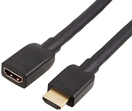 AmazonBasics High-Speed Male to Female HDMI Extension Cable - 10-Feet, 10-Pack