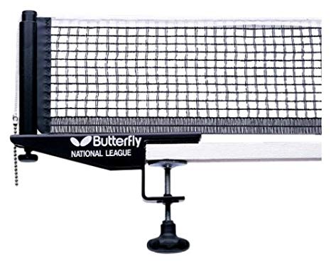 Butterfly National League Table Tennis Net & Post Set 11303