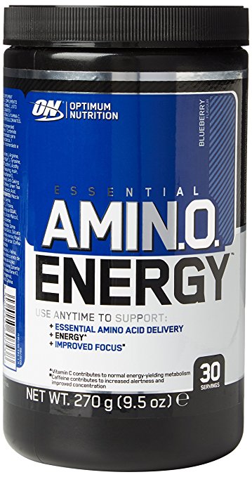 Optimum Nutrition Amino Energy Diet Supplement, 270 g, Blueberry